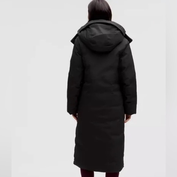 lululemon Waterproof 600-Down
Long Winter Parka/Coat, detachable hood, L, Black - Picture 3 of 16
